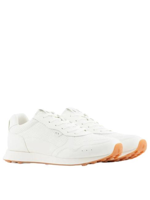 ARMANI EXCHANGE RUNNING Trampki damskie BIAŁY / KOLOROWANY - Buty damskie