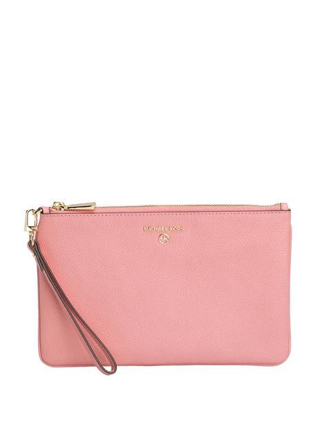 MICHAEL KORS JET SET CHARM Skórzana kopertówka z mankietem pierwiosnek - Torby damskie