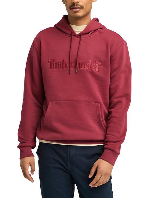 TIMBERLAND EMBROIDERY TONAL Bluza z kapturem kordowański - Bluzy męskie