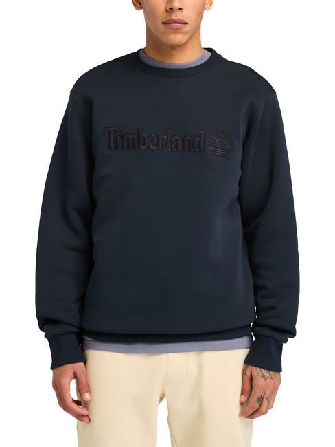 TIMBERLAND EMBROIDERY TONAL Bluza z okrągłym dekoltem ciemny szafir - Bluzy męskie