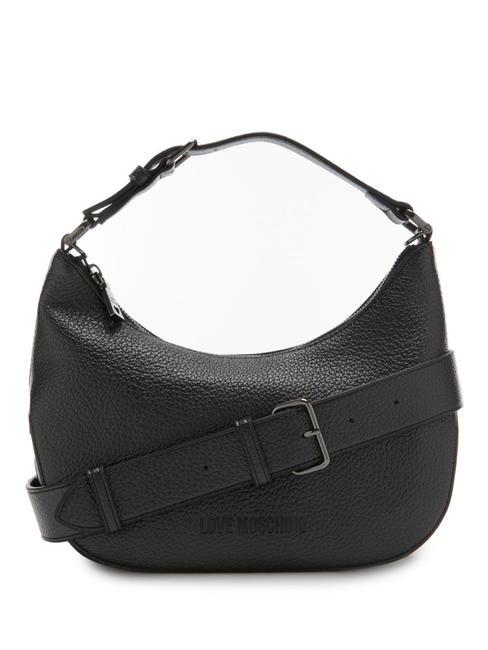 LOVE MOSCHINO GIANT Torba na ramię z paskiem na ramię Czarny - Torby damskie