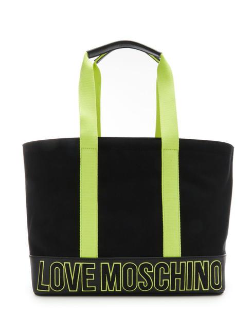 LOVE MOSCHINO FREE TIME  Płócienny kupujący Czarny - Torby damskie