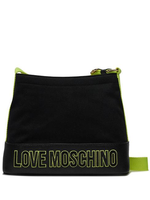 LOVE MOSCHINO FREE TIME  Torba Hobo Czarny - Torby damskie