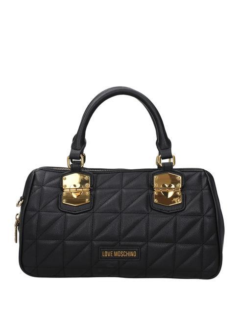 LOVE MOSCHINO CLICK HEART  Torebka z paskiem na ramię Czarny - Torby damskie
