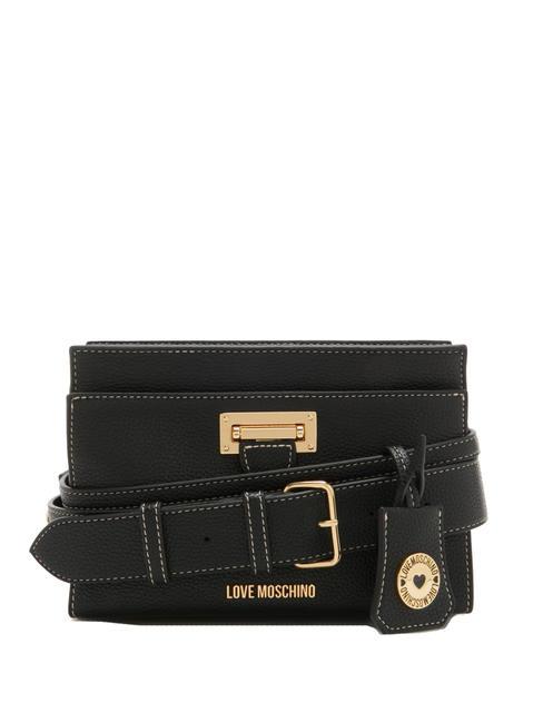 LOVE MOSCHINO CLICK Mała torba na ramię Czarny - Torby damskie