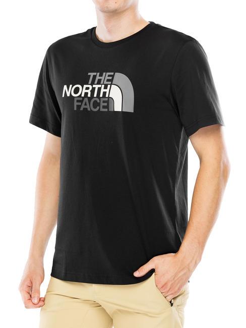 THE NORTH FACE EASY Koszulka z nadrukiem logo czarny tnf - Koszulki męskie