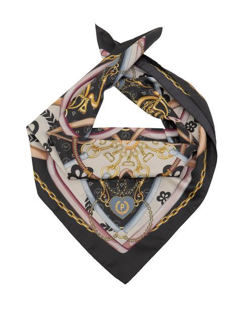 POLLINI HEARTS TWILL Szalik czarny - Szaliki