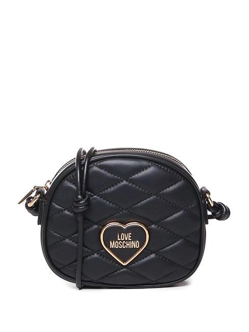 LOVE MOSCHINO ROMANTIC Torba na ramię Micro Czarny - Torby damskie