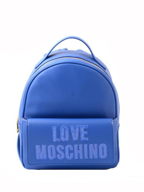 LOVE MOSCHINO SPARKLING LOGO  Plecak damski szafir - Torby damskie
