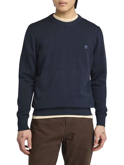 TIMBERLAND WILLIAMS RIVER Sweter z okrągłym dekoltem ciemny szafir/ciemny denim - Bluzy męskie