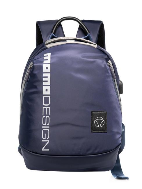 MOMO DESIGN LOGO PATCH Plecak niebieski/szary - Plecaki na laptopa do pracy