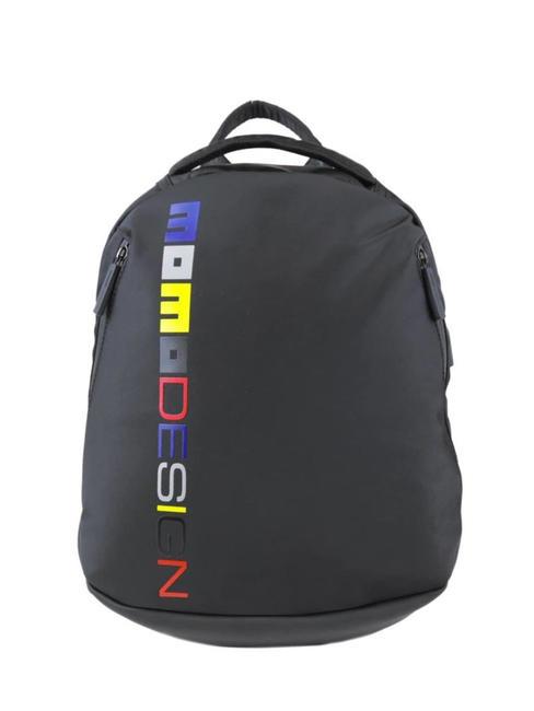 MOMO DESIGN OVO Plecak na laptopa 15" czarny/wielokolorowy - Plecaki szkolne i rekreacyjne