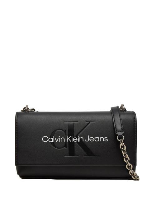 CALVIN KLEIN SCULPTED Convertible Torba na ramię / torba crossbody czarny/neutralny - Torby damskie