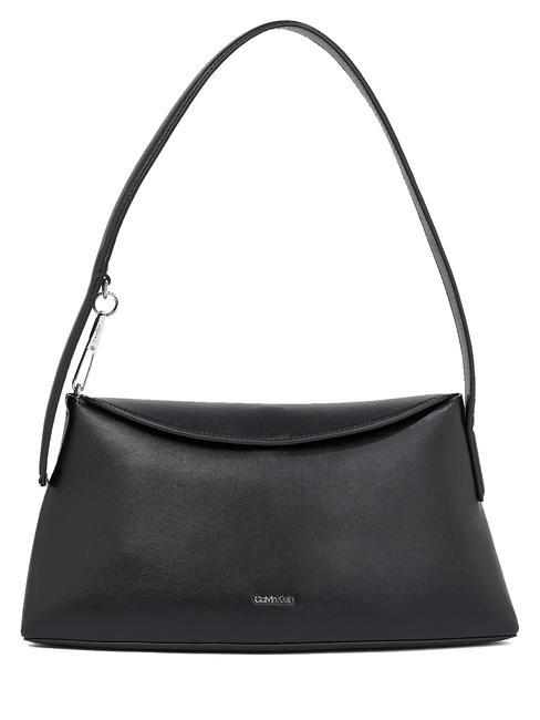 CALVIN KLEIN SOFT SCULPT Torba na ramię czarny - Torby damskie