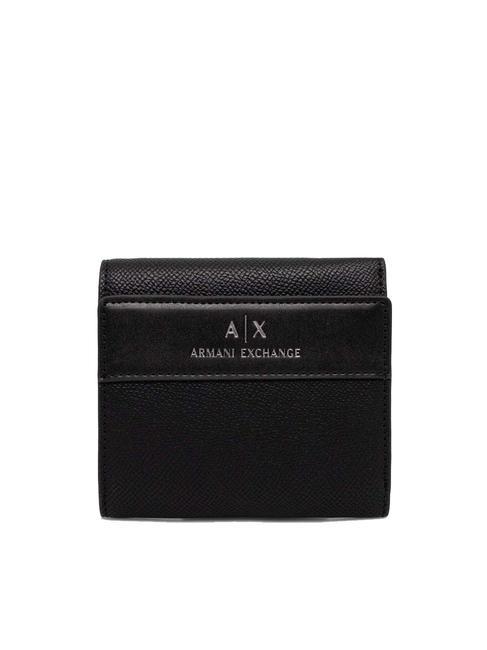 ARMANI EXCHANGE A|X Mini Mały portfel Czarny - Portfele damskie