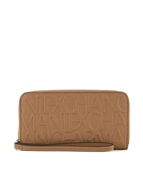 ARMANI EXCHANGE  Portfel z nadrukiem logo ciemny pisco - Portfele damskie