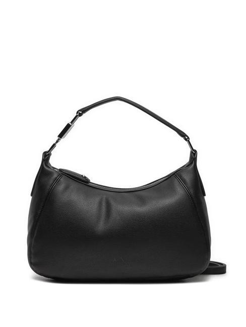 ARMANI EXCHANGE A|X Średniej wielkości torba typu hobo z paskiem na ramię Czarny - Torby damskie