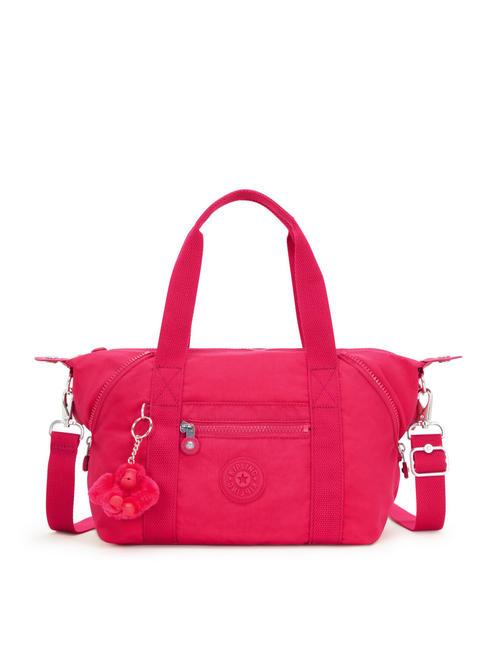 KIPLING ART MINI Torba zakupowa z paskiem na ramię różowe konfetti - Torby damskie