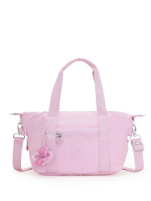 KIPLING ART MINI Torba zakupowa z paskiem na ramię kwitnący róż - Torby damskie