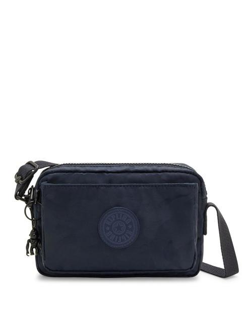 KIPLING ABANU S Mała torba na ramię satyna/kamuflaż/niebieski - Torby damskie