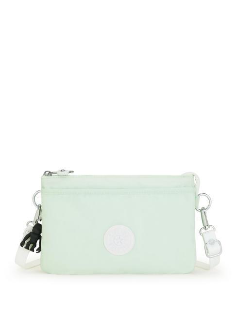 KIPLING RIRI S Płaska mini torba przewiewny zielony c - Torby damskie