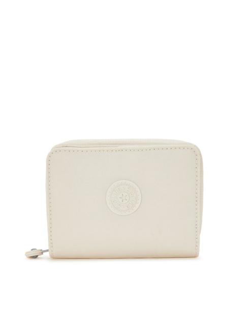 KIPLING MONEY LOVE Średni portfel perła beżowa - Portfele damskie
