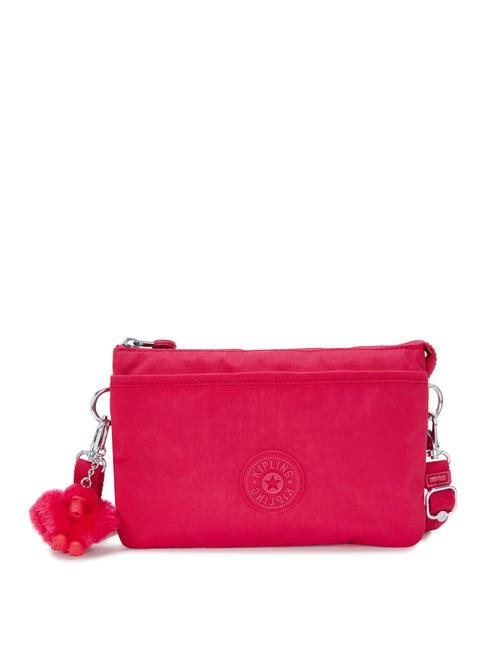 KIPLING RIRI S Płaska mini torba różowe konfetti - Torby damskie