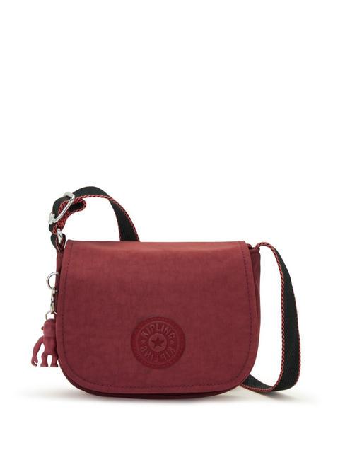 KIPLING LOREEN MINI Mała torebka z klapką na ramię rozbłysk rdzy - Torby damskie