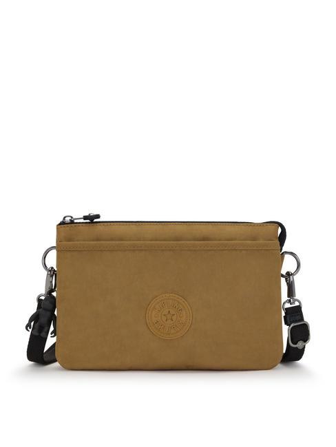 KIPLING RIRI S Płaska mini torba ciepłe połączenie beżu - Torby damskie