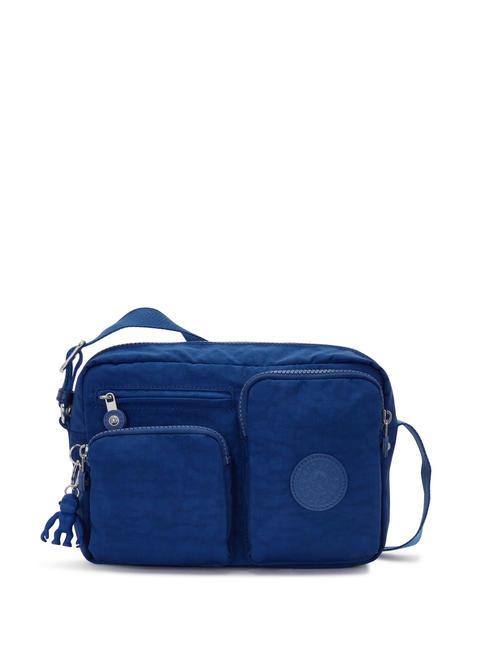 KIPLING ALBENA M Torba na ramię z kieszeniami głęboki błękit nieba - Torby damskie