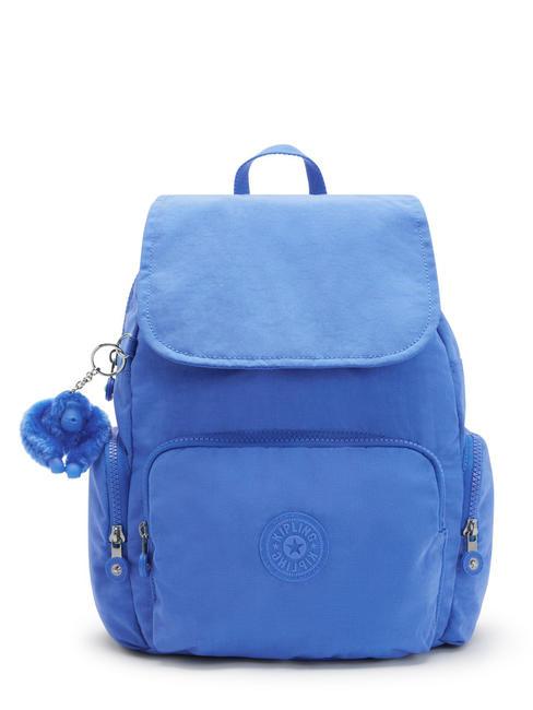 KIPLING CITY ZIP S Plecak z klapką Hawana niebieski - Torby damskie