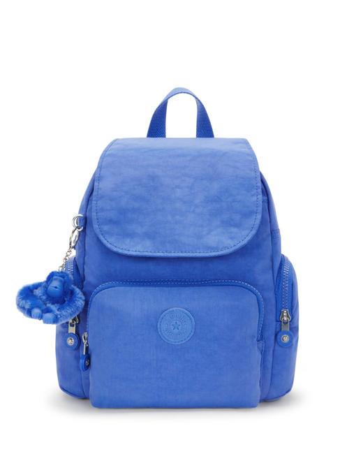 KIPLING CITY ZIP MINI Mały plecak z klapką Hawana niebieski - Torby damskie