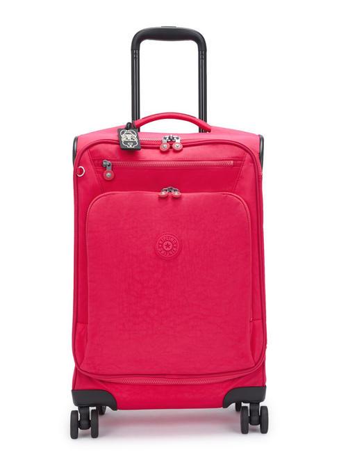 KIPLING NEW YOURI SPIN S Wózek na bagaż podręczny różowe konfetti - Bagaż podręczny