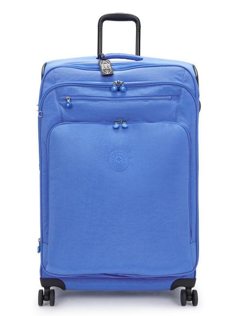 KIPLING NEW YOURI SPIN L Duży wózek Hawana niebieski - Wózki półsztywne