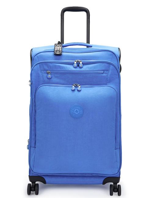 KIPLING NEW YOURI SPIN M Wózek średniej wielkości Hawana niebieski - Wózki półsztywne