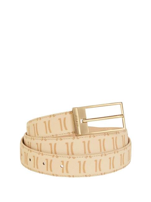 ALVIERO MARTINI PRIMA CLASSE MONOGRAM 1C Pasek krem - Paski