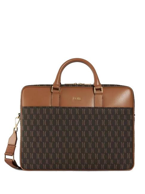 ALVIERO MARTINI PRIMA CLASSE MONOGRAM Teczka na laptopa 13" ciemny - Teczki robocze