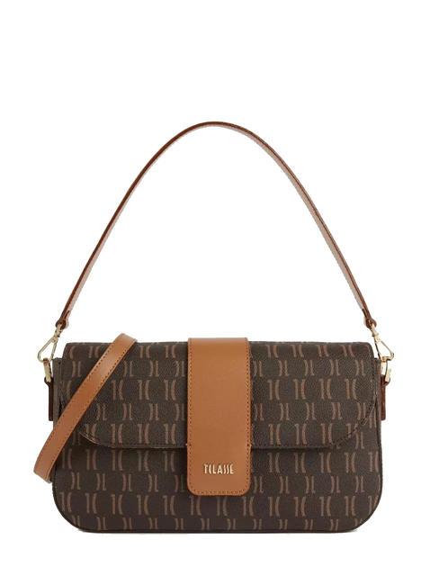 ALVIERO MARTINI PRIMA CLASSE MONOGRAM  Torba typu baguette z paskiem na ramię ciemny - Torby damskie