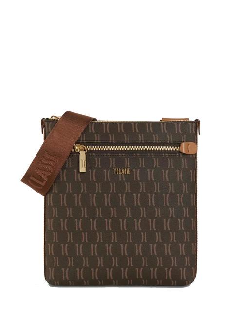 ALVIERO MARTINI PRIMA CLASSE MONOGRAM Bandolier ciemny - Torby damskie