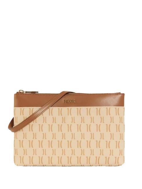 ALVIERO MARTINI PRIMA CLASSE MONOGRAM Clutch Torba na ramię krem - Torby damskie