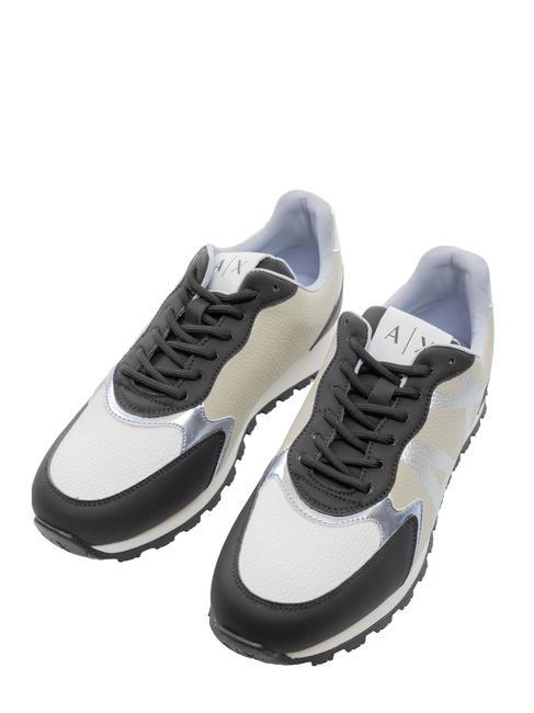 ARMANI EXCHANGE RUNNING Adidasy błoto+czarny - Buty damskie
