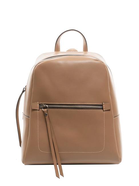 GIANNI CHIARINI SMOOTH  Plecak skórzany proszek - Torby damskie