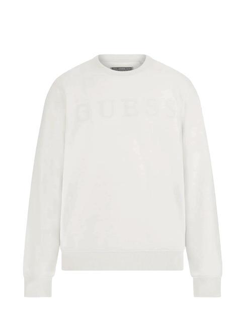 GUESS BEAU Bluza z okrągłym dekoltem czysto biały - Bluzy męskie