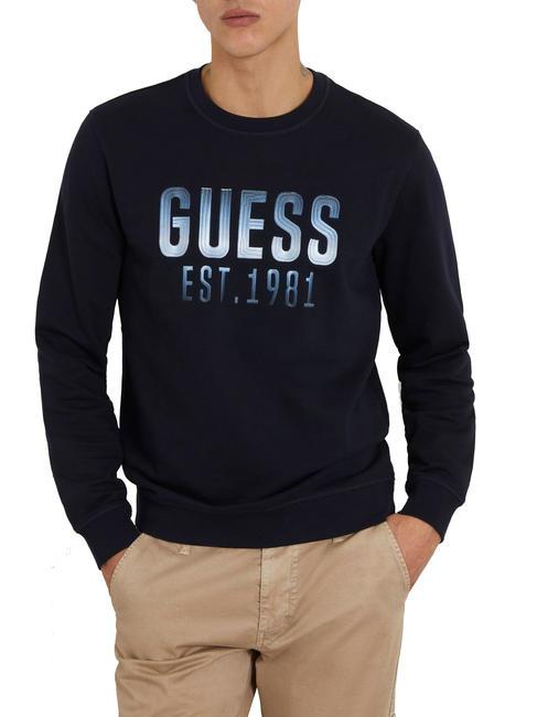GUESS BEAU Bluza z okrągłym dekoltem inteligentnyniebieski - Bluzy męskie