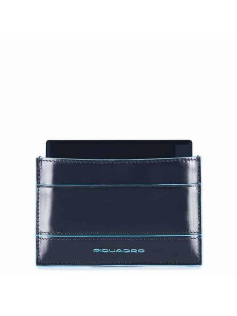 PIQUADRO BLUE SQUARE Power Bank 1500 mAh ze skórzanym etui niebieski2 - Akcesoria podróżne