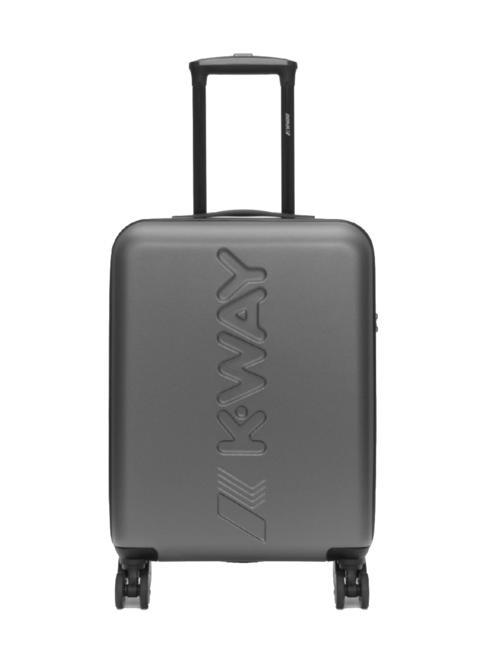 KWAY MAXILOGO Wózek średniej wielkości metaliczny szary - Wózki twarde