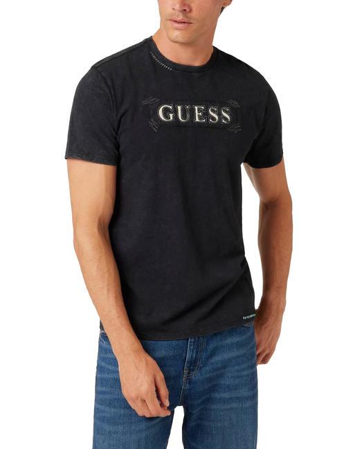 GUESS APPLIQUE Koszulka bawełniana odrzutowiec - Koszulki męskie