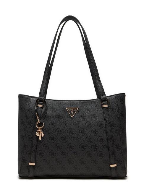 GUESS ECO ERICA Torba na ramię węgiel - Torby damskie