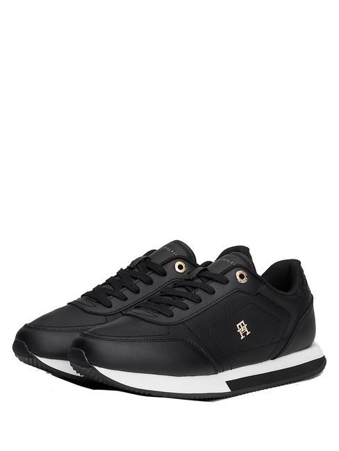 TOMMY HILFIGER ELEVATED ESSENTIAL RUNNER Adidasy CZARNY - Buty damskie