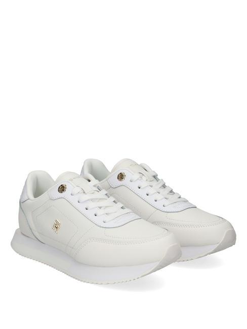 TOMMY HILFIGER ELEVATED ESSENTIAL RUNNER Adidasy biały - Buty damskie